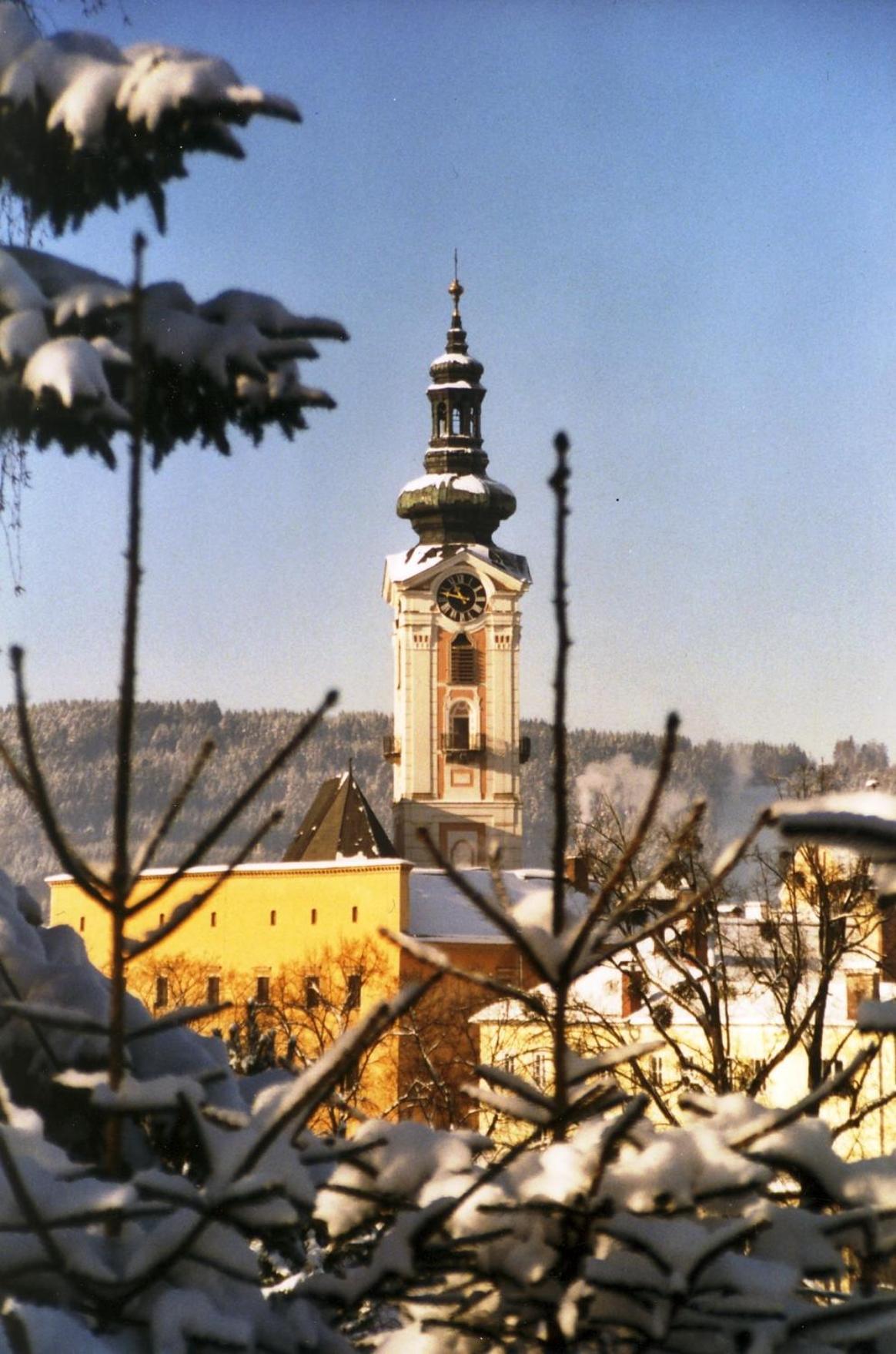 Hotel Zum Goldenen Hirschen Freistadt Exterior foto